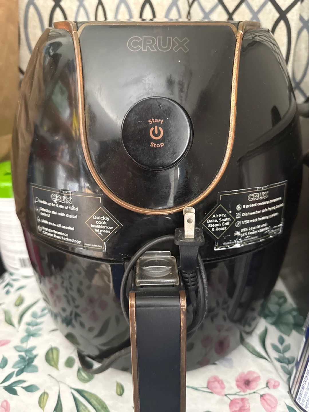 CRUX Air Fryer with Digital Selector Dial