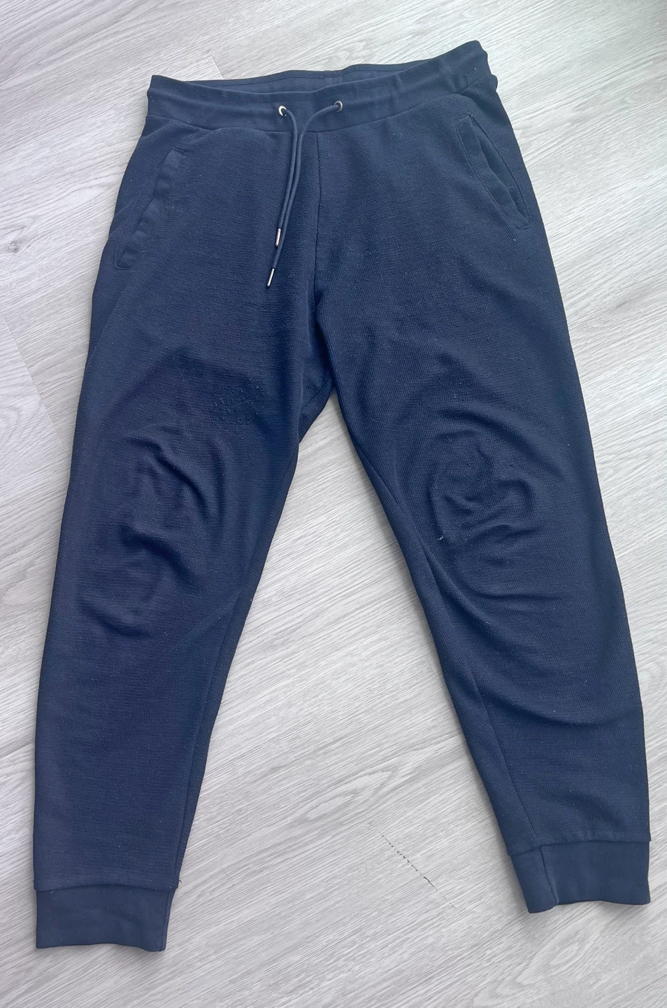 Zara Men’s Dark Blue Joggers – Size M - photo 2