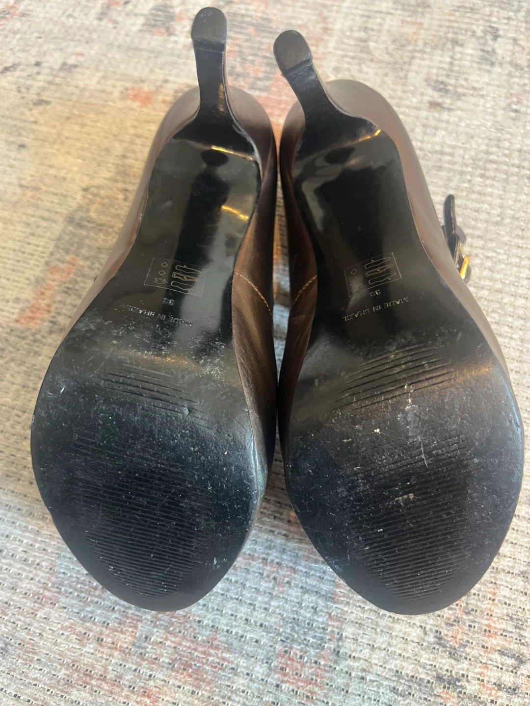 Office London Women's Brown size 7 Mary Jane Heels - photo 3