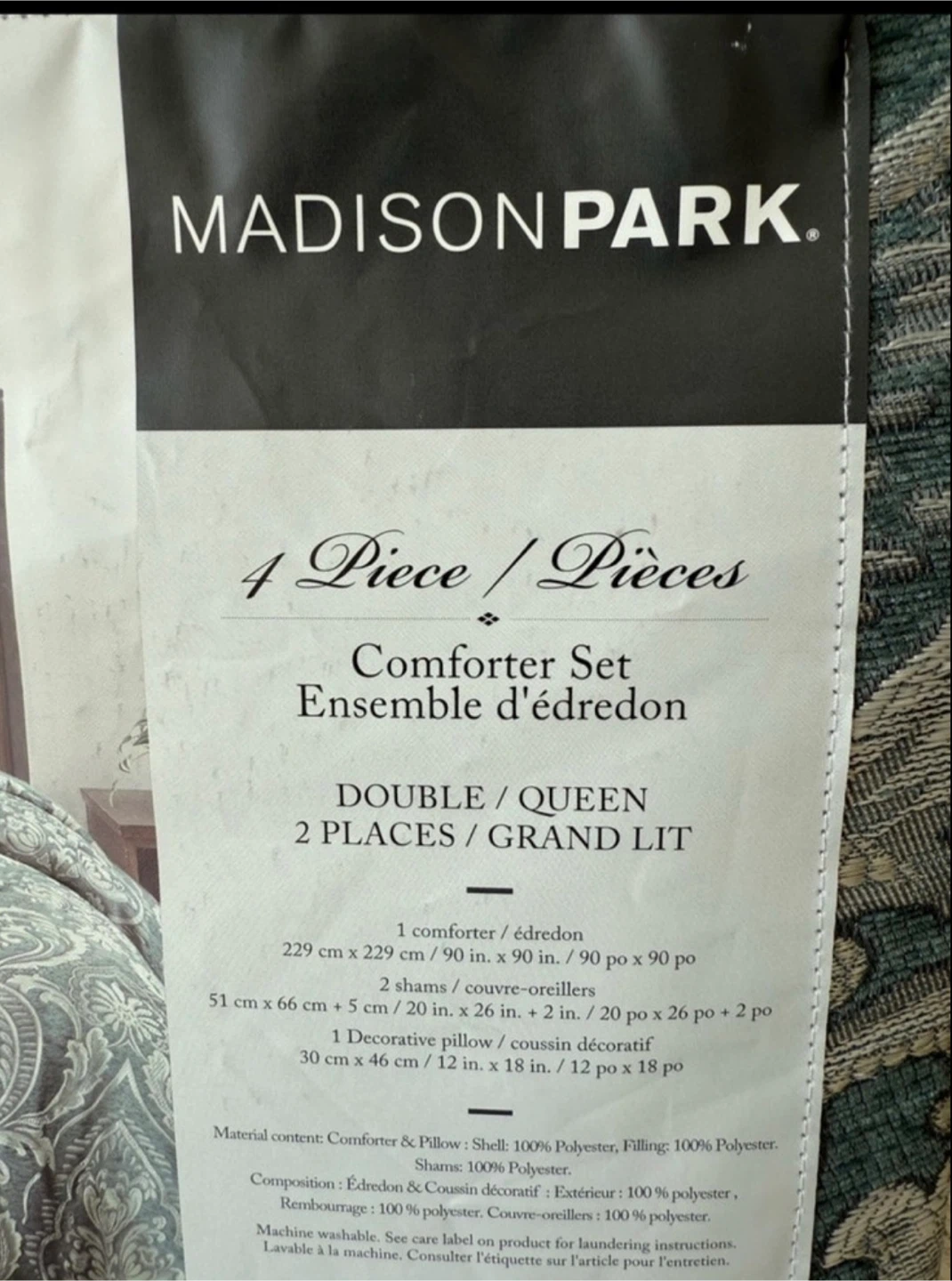 Comforter Set (Queen/Double Size) BRAND-NEW/ 4 pcs - photo 3