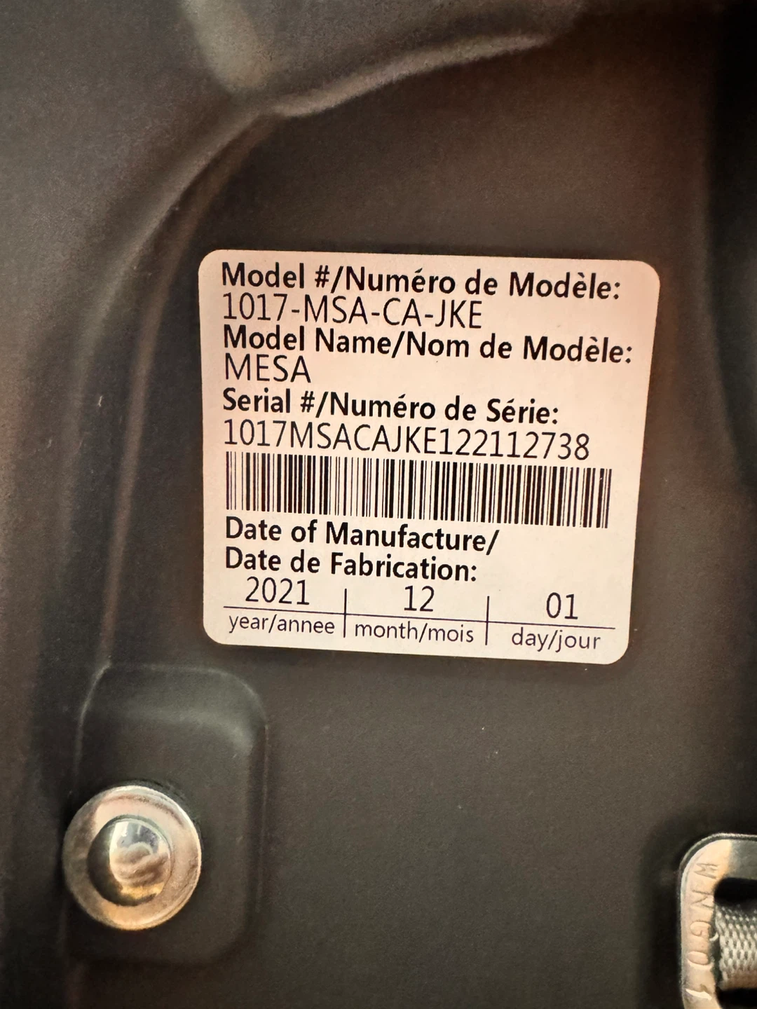 Graco 4Ever Car Seat + UPPAbaby MESA Infant Car Seat - photo 3