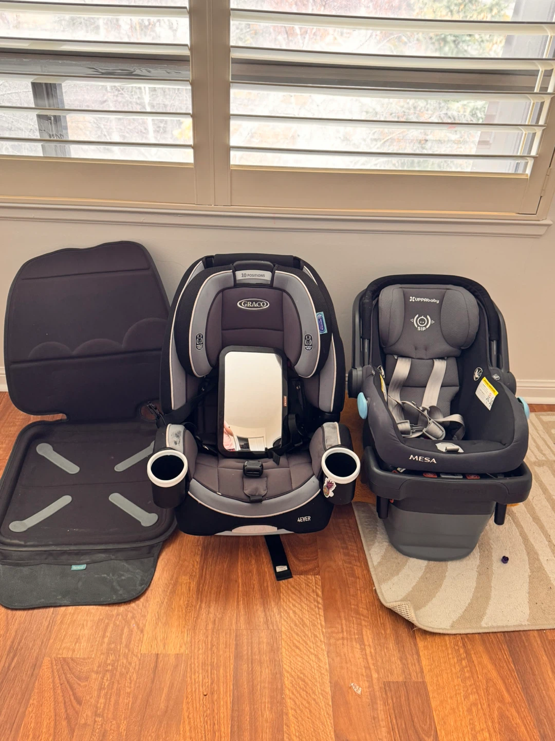 Graco 4Ever Car Seat + UPPAbaby MESA Infant Car Seat