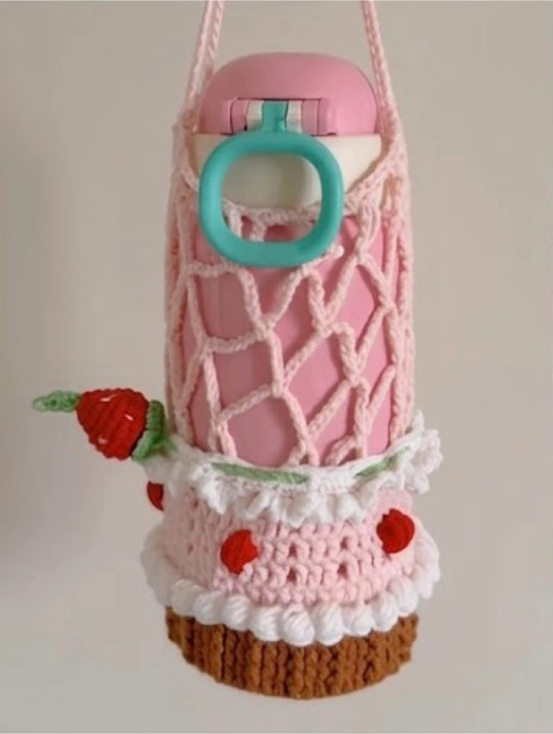 Handmade Crochet Cup Holder (Customizable) - photo 3