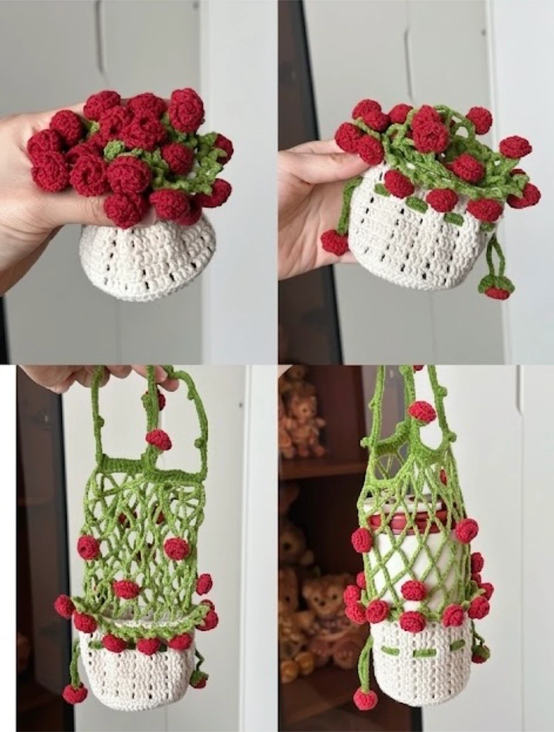 Handmade Crochet Cup Holder (Customizable)