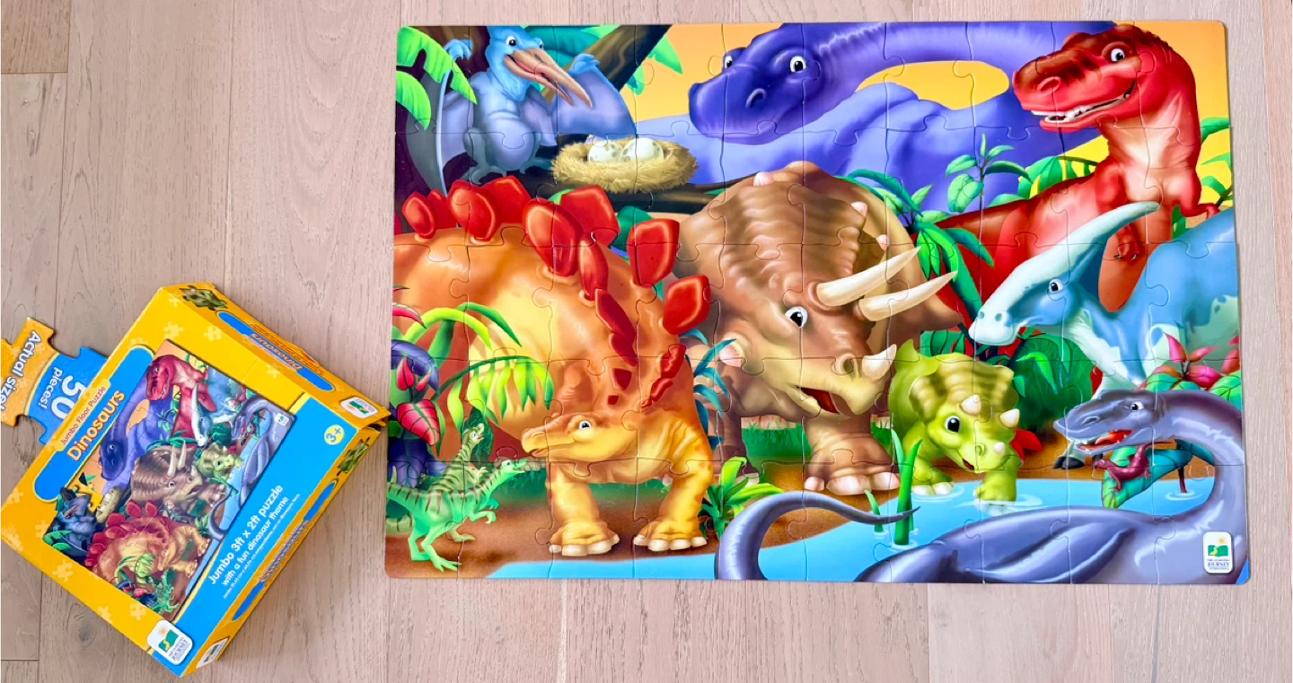 Jumbo Floor Puzzle - 50 Pieces - Dinosaurs 🥕