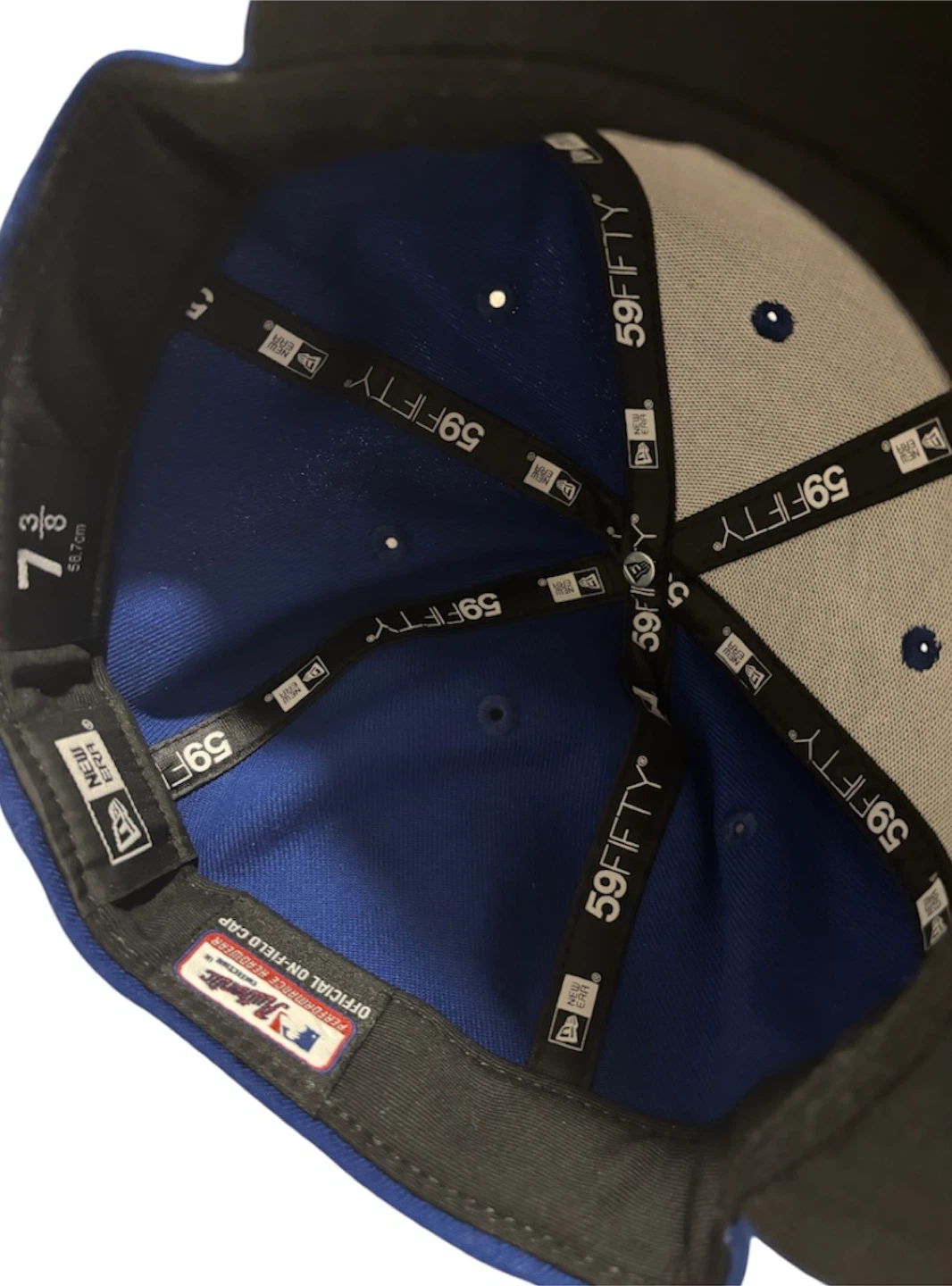 New Era 59FIFTY Chicago Cubs "C" Fitted Baseball Cap Size 7 3/8 - photo 4