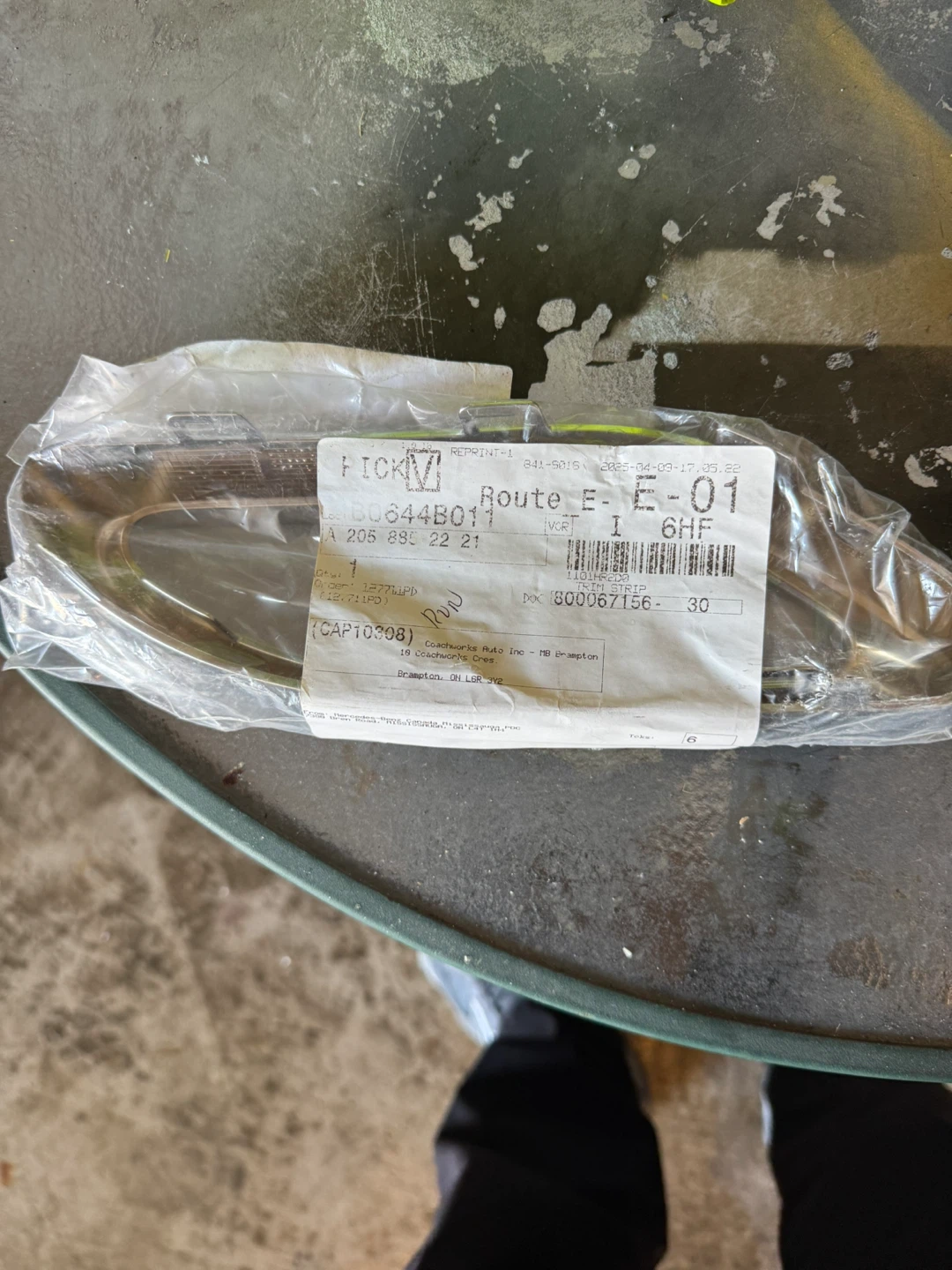 Mercedes c class exhaust bumper piece - photo 5