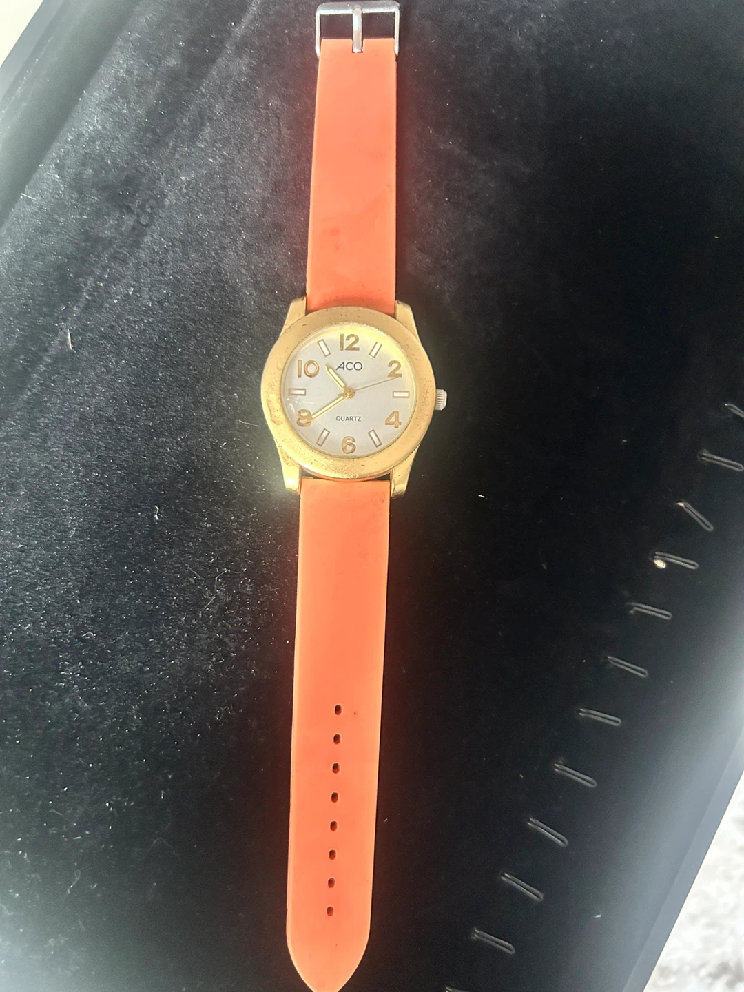 ACO Quartz Watch with Orange Strap - photo 2