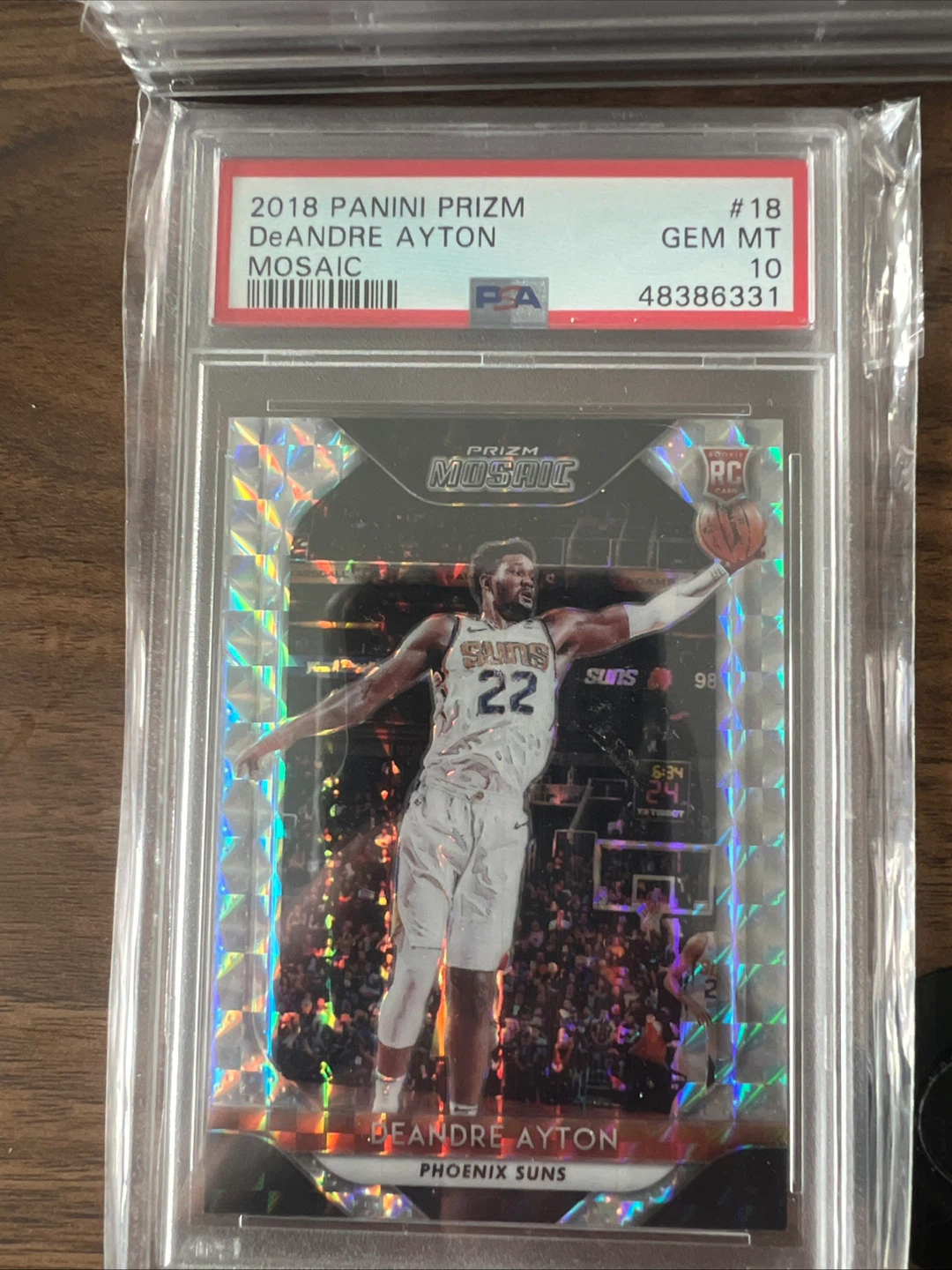 2018 Panini Prizm DeAndre Ayton Mosaic RC Gem MT 10