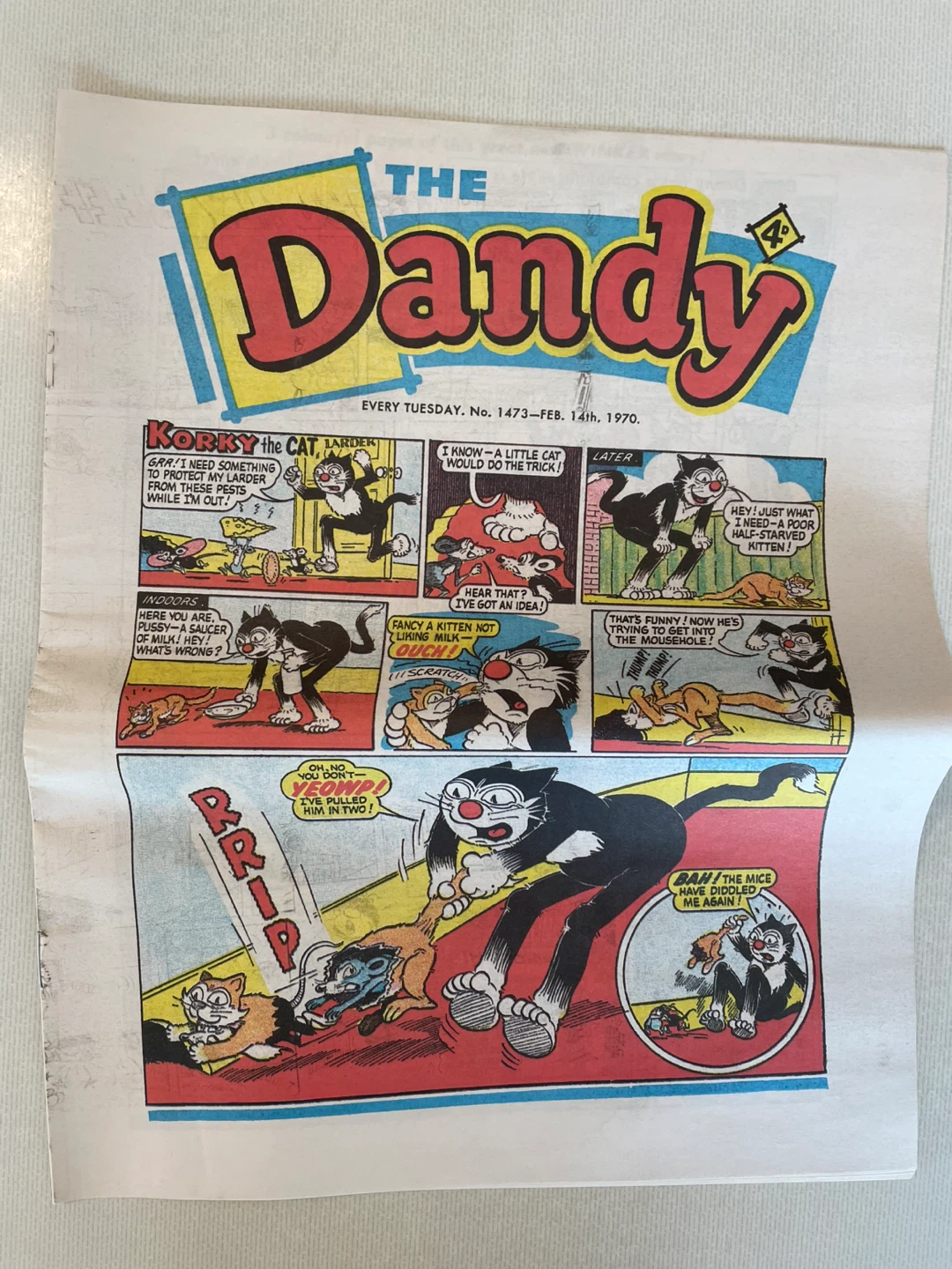 Vintage The Dandy Collectable comic