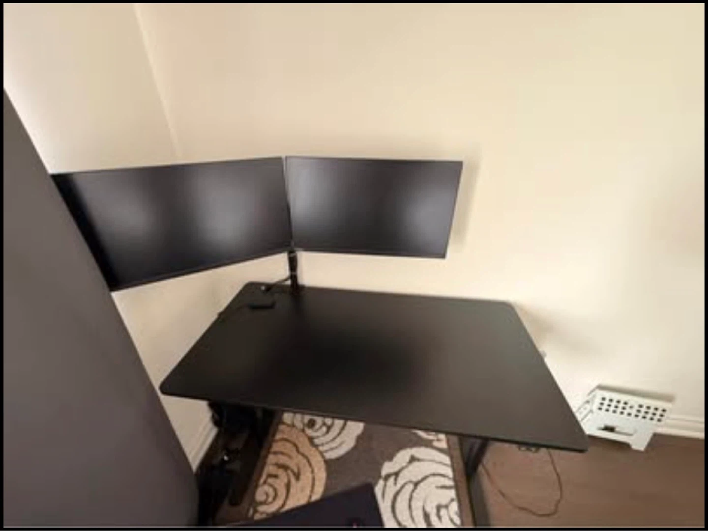 Black electric Sit and Stand Desk - photo 3