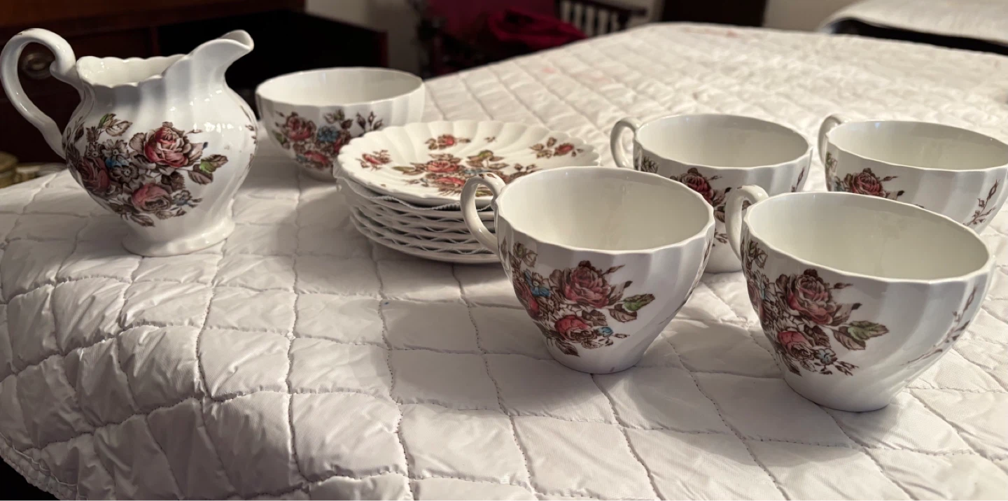 Johnson Bros "Devon Sprays" Tea Set - photo 4