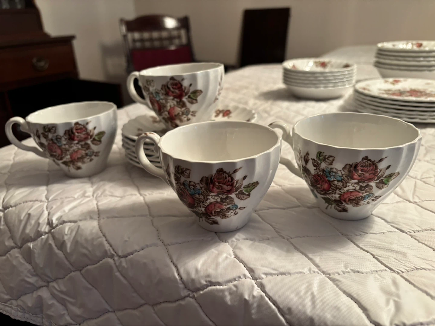 Johnson Bros "Devon Sprays" Tea Set - photo 3