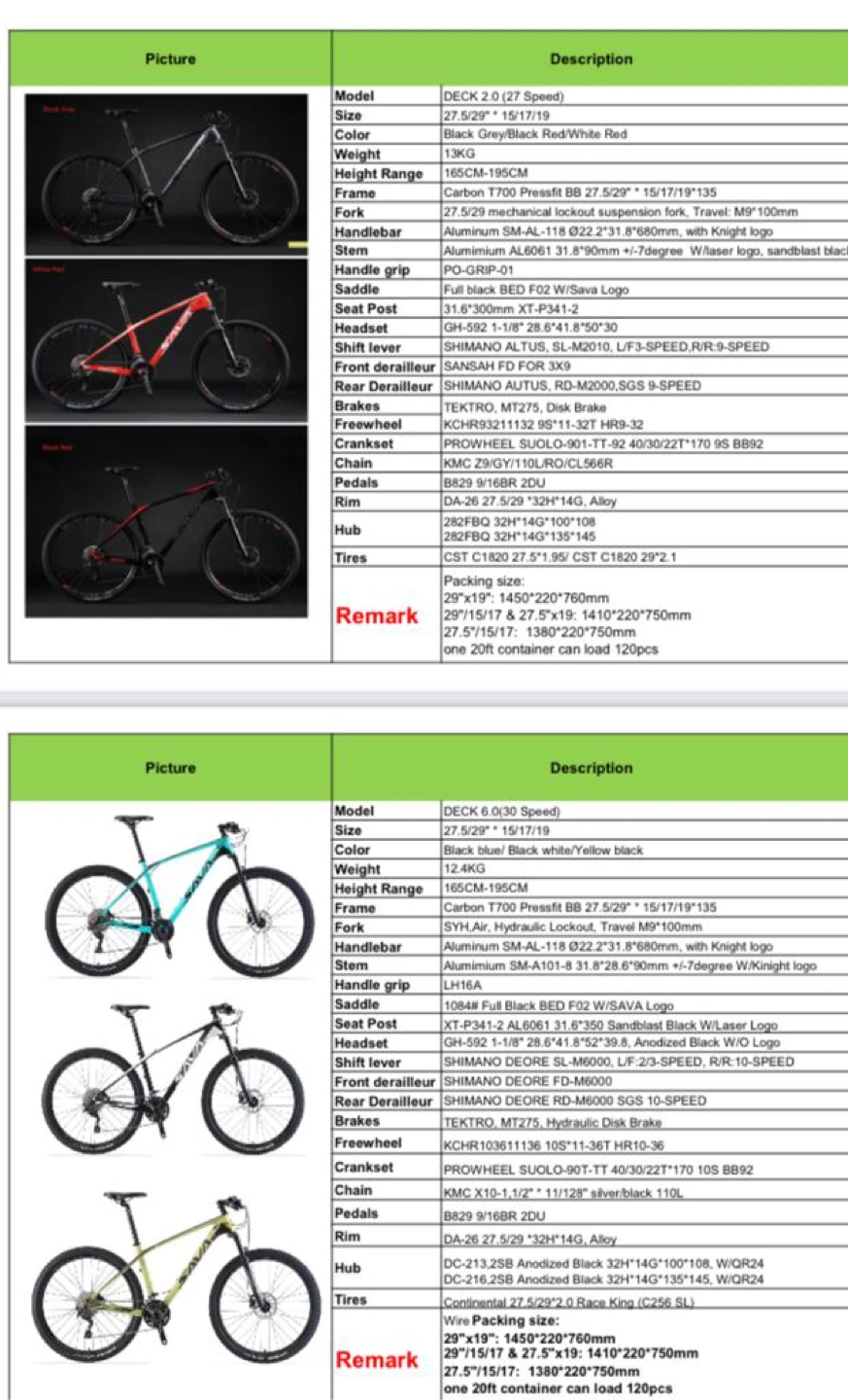 SAVA DECK 6.0 27 Speed Mountain Bike - photo 2