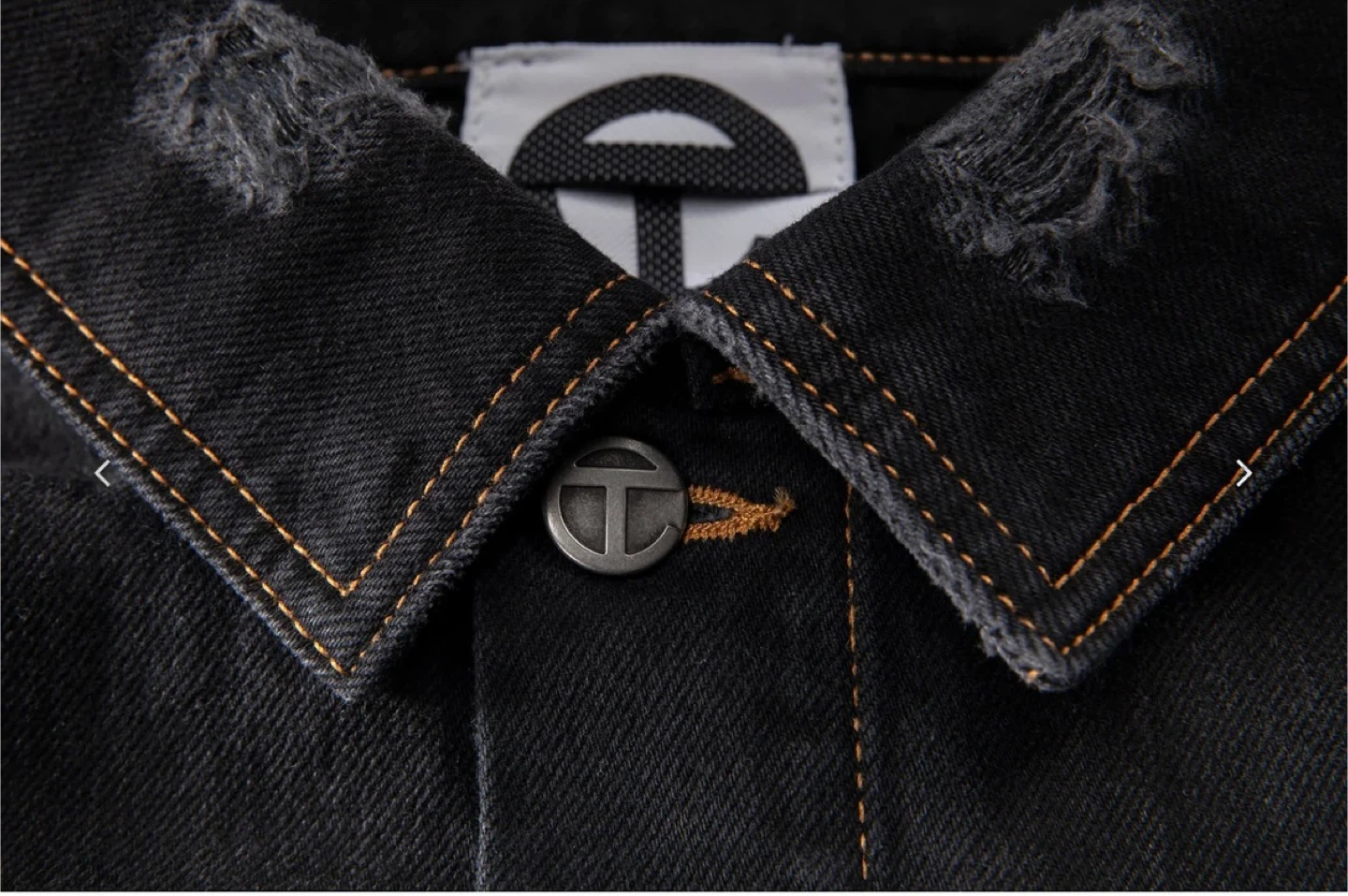 Telfar Detachable Jean Jacket - Distressed Black - photo 5