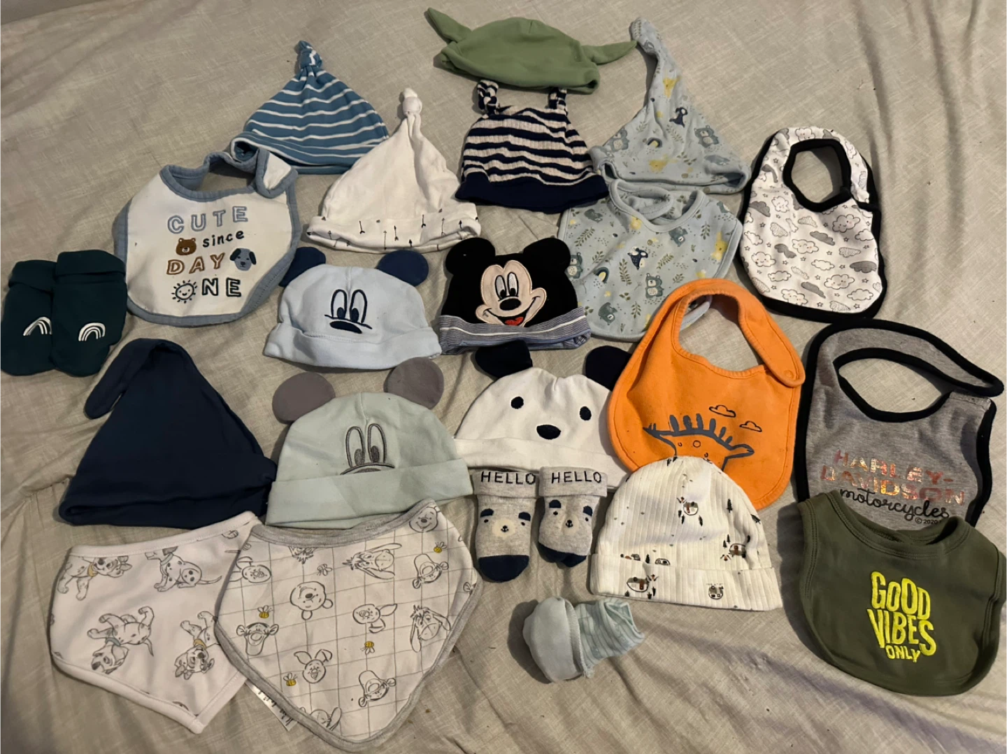 Babies Hats And Bibs etc…