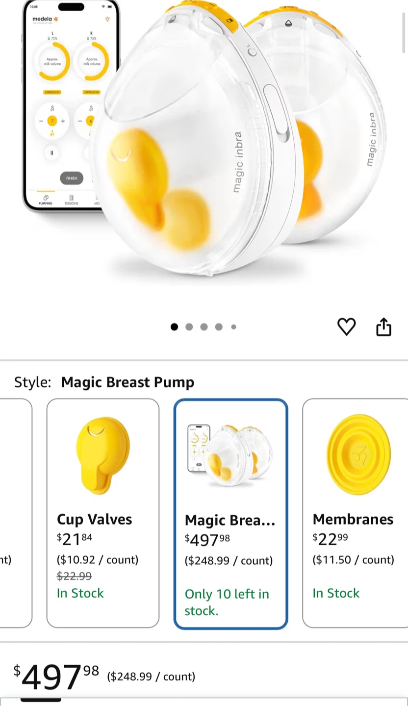 Medela Magic InBra Wearable Breast Pump - photo 4
