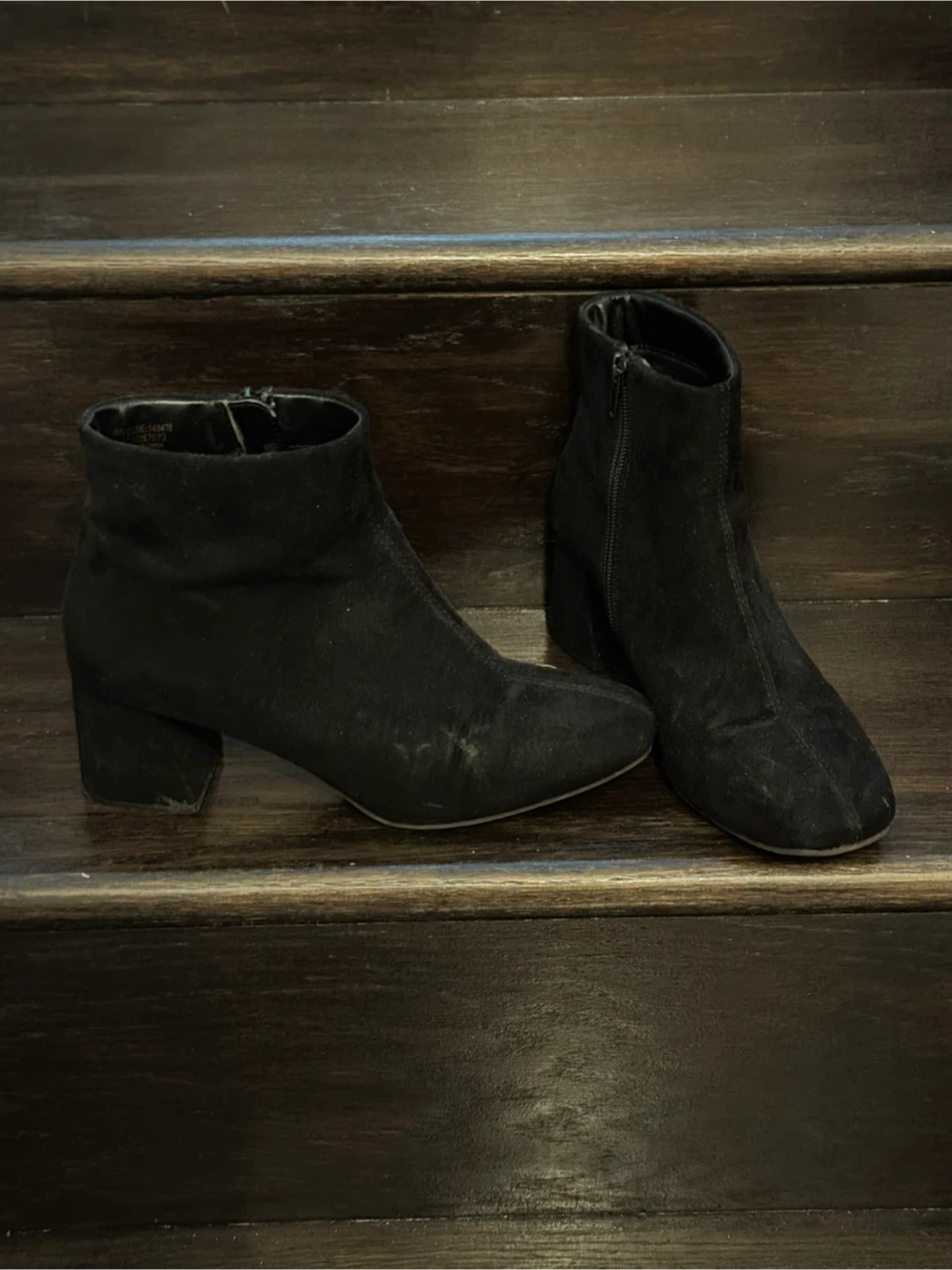 Primark Black Suede Ankle Boots