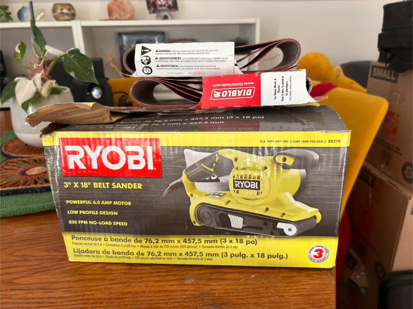 Ryobi 3" x 18" Belt Sander - photo 2