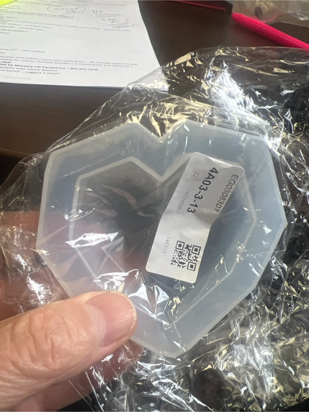 Heart-Shaped Silicone Mold