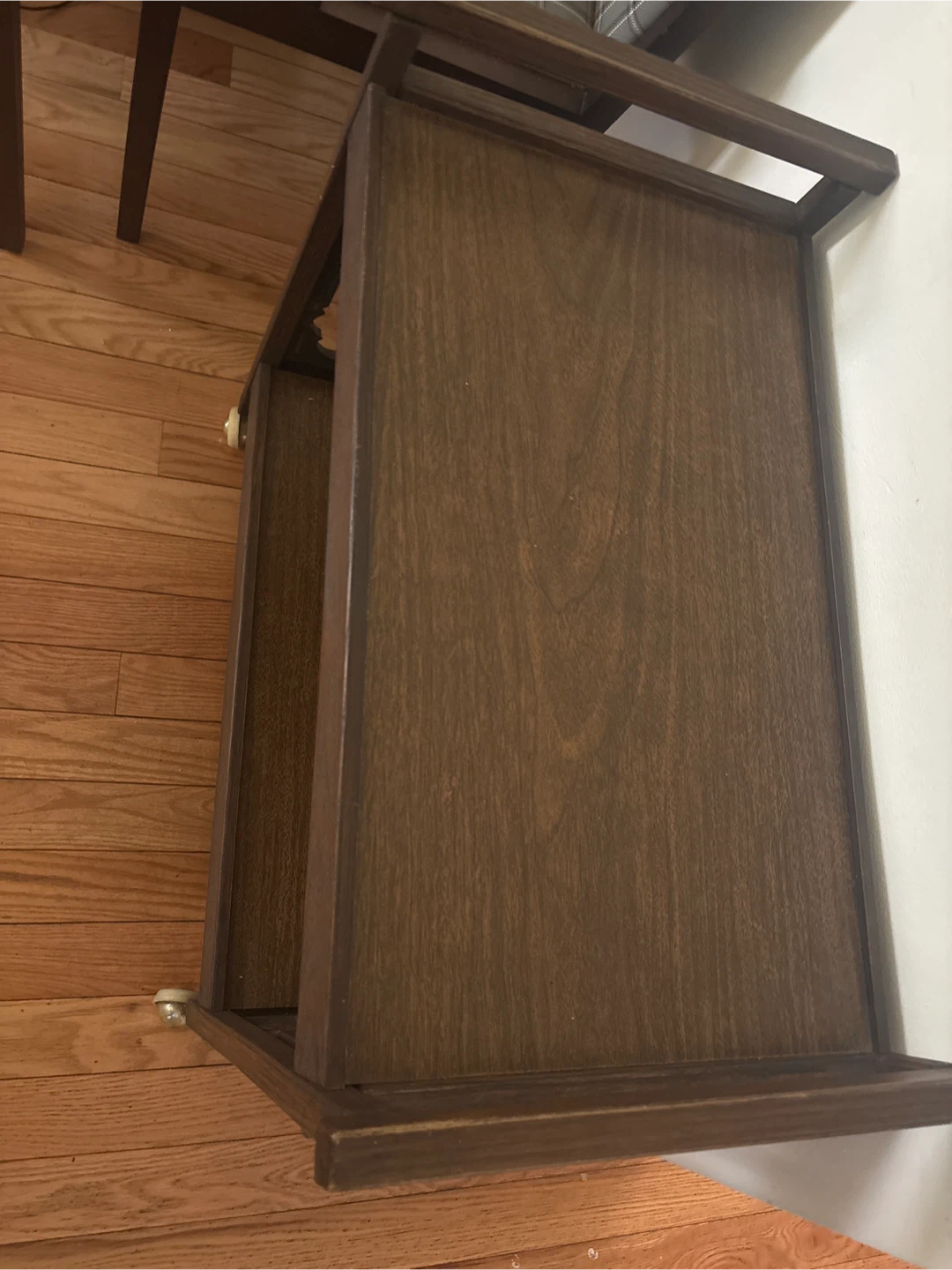 Vintage bar cart with wheels - photo 2