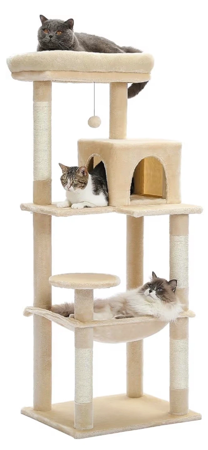 Beige Cat Tree Condo - photo 3