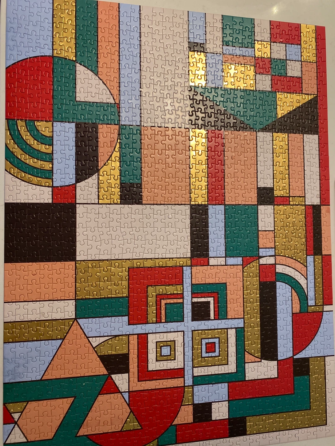 Frank Lloyd Wright Foil Puzzle - 1000 Pieces 🥕