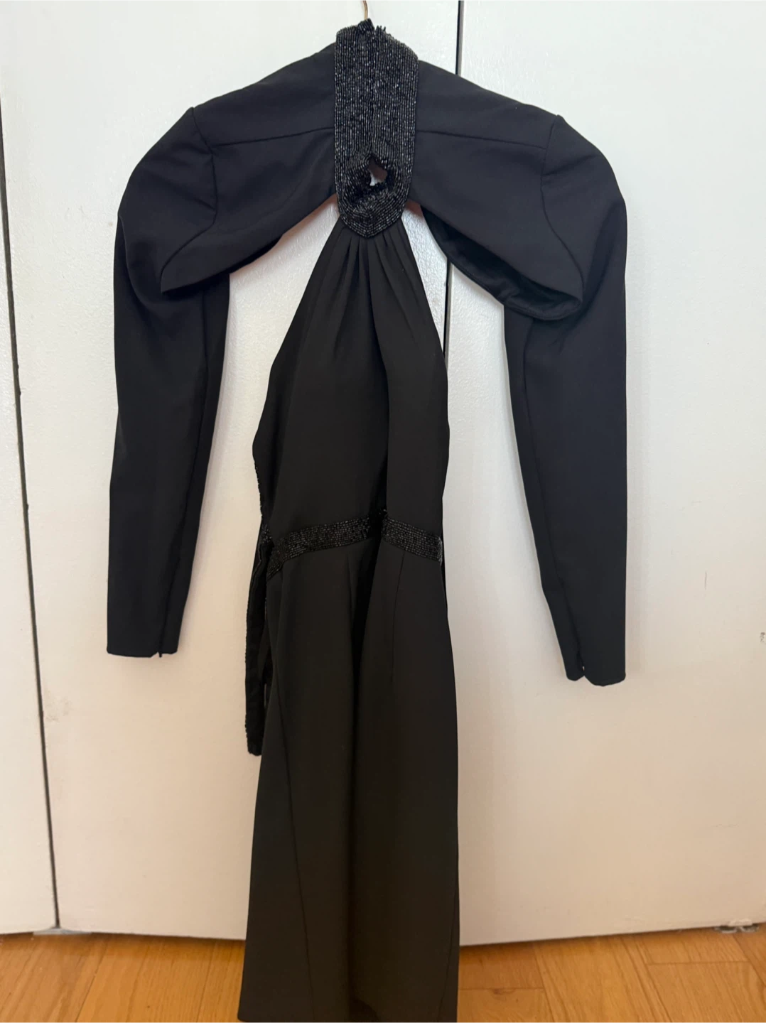 Black Halterneck Dress with Bolero - photo 4