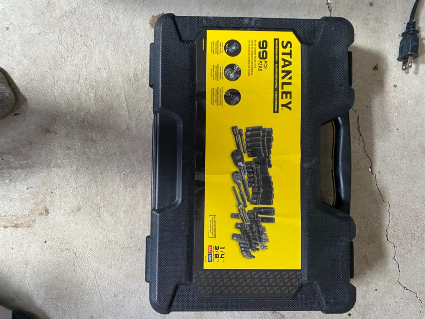 Stanley 99 Piece Black Chrome Socket Set