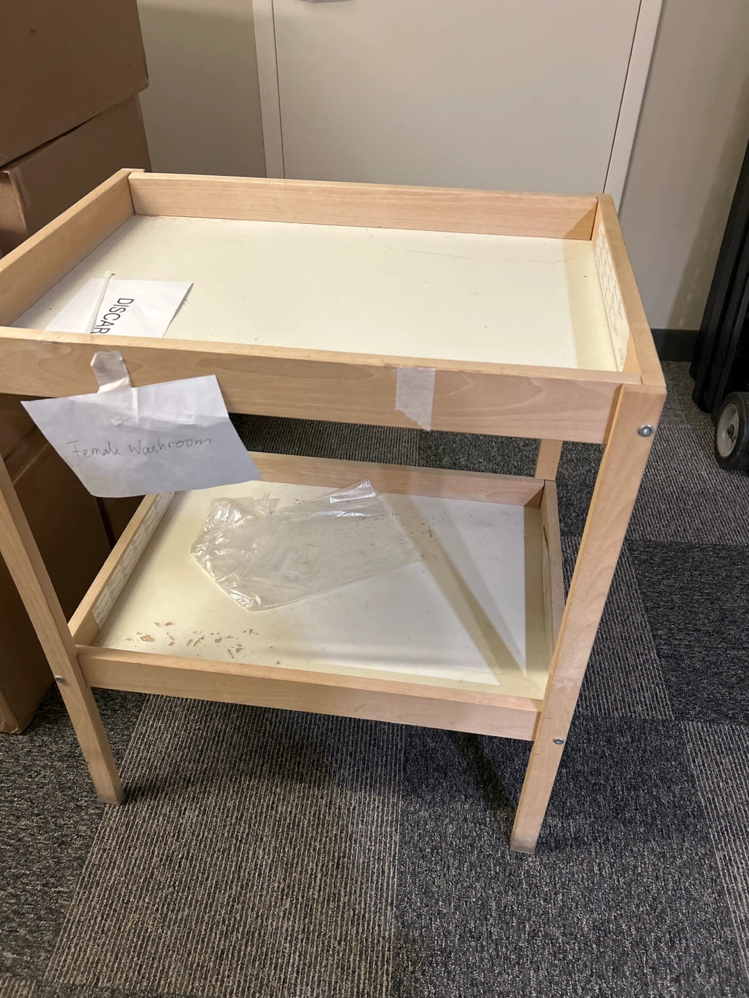 Wooden Two-Tiered Utility Cart - photo 2