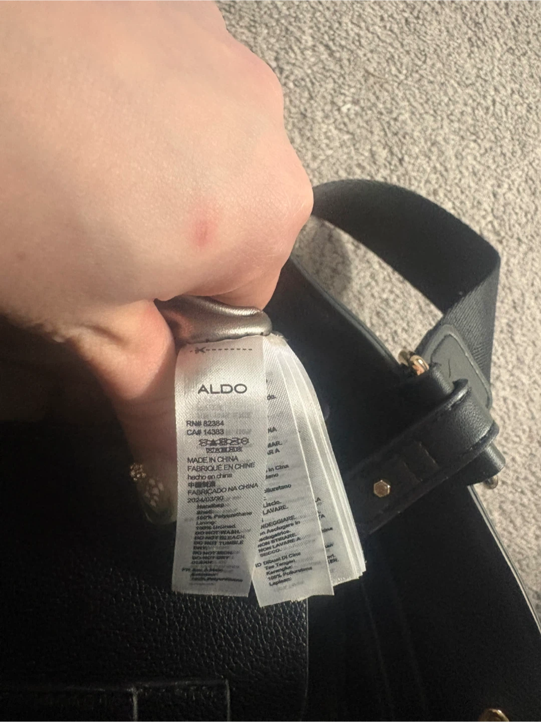 ALDO Black Tote Bag - photo 2