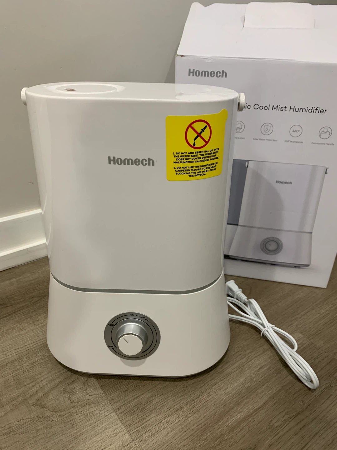 4L Mist Ultrasonic Humidifier