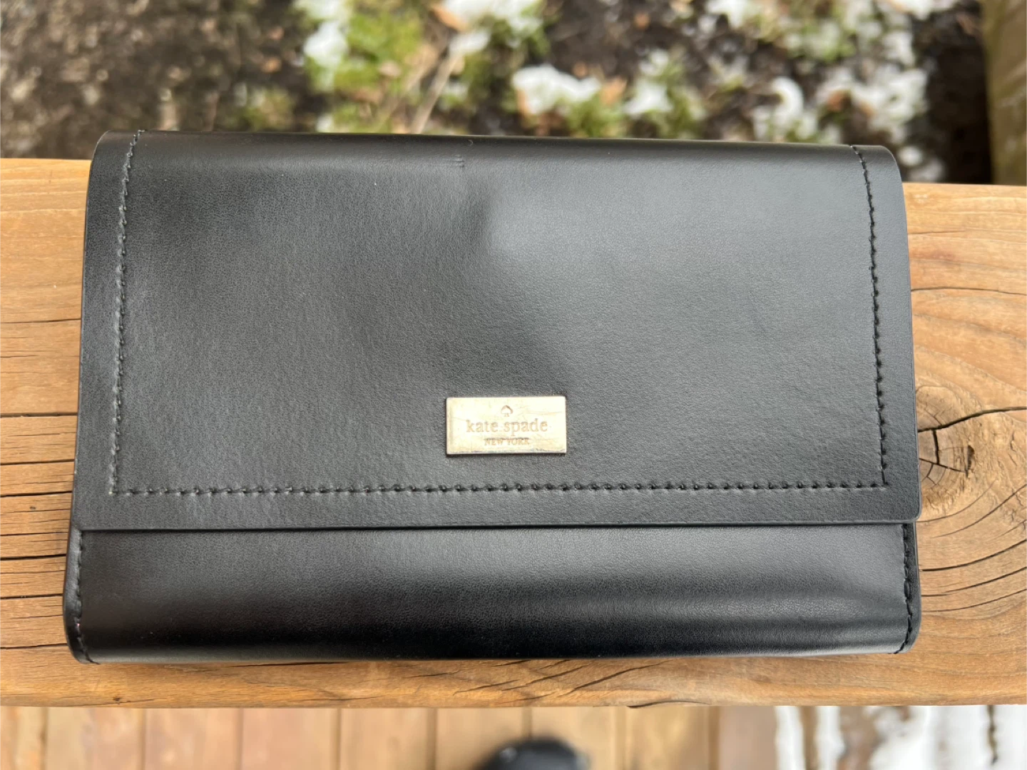 Kate Spade Black Leather Wallet