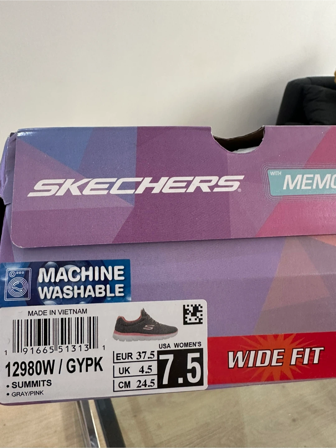 Skechers Women's 7.5 Wide Fit Memory Foam - photo 4