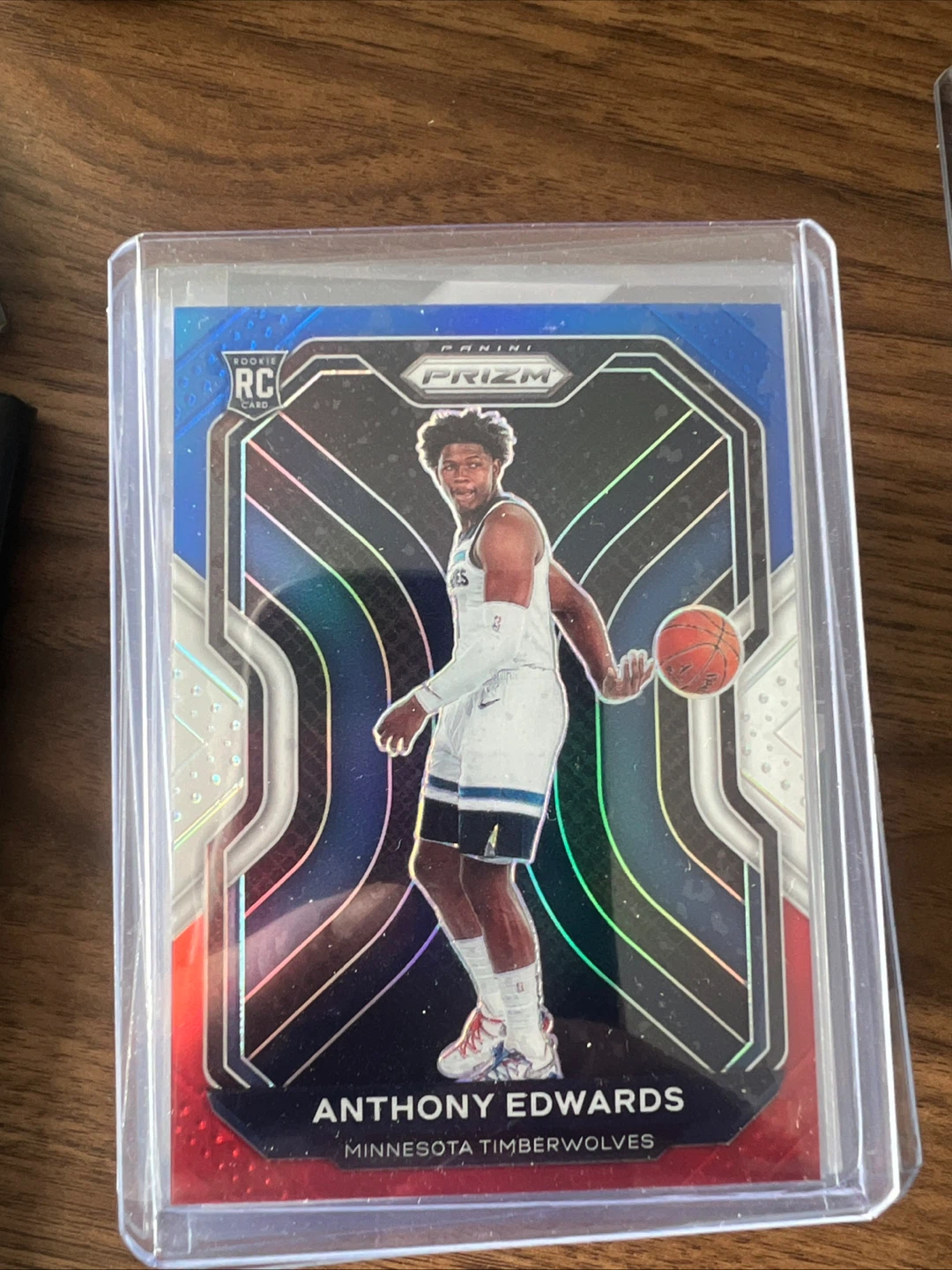 Panini Prizm Anthony Edwards Rookie Card