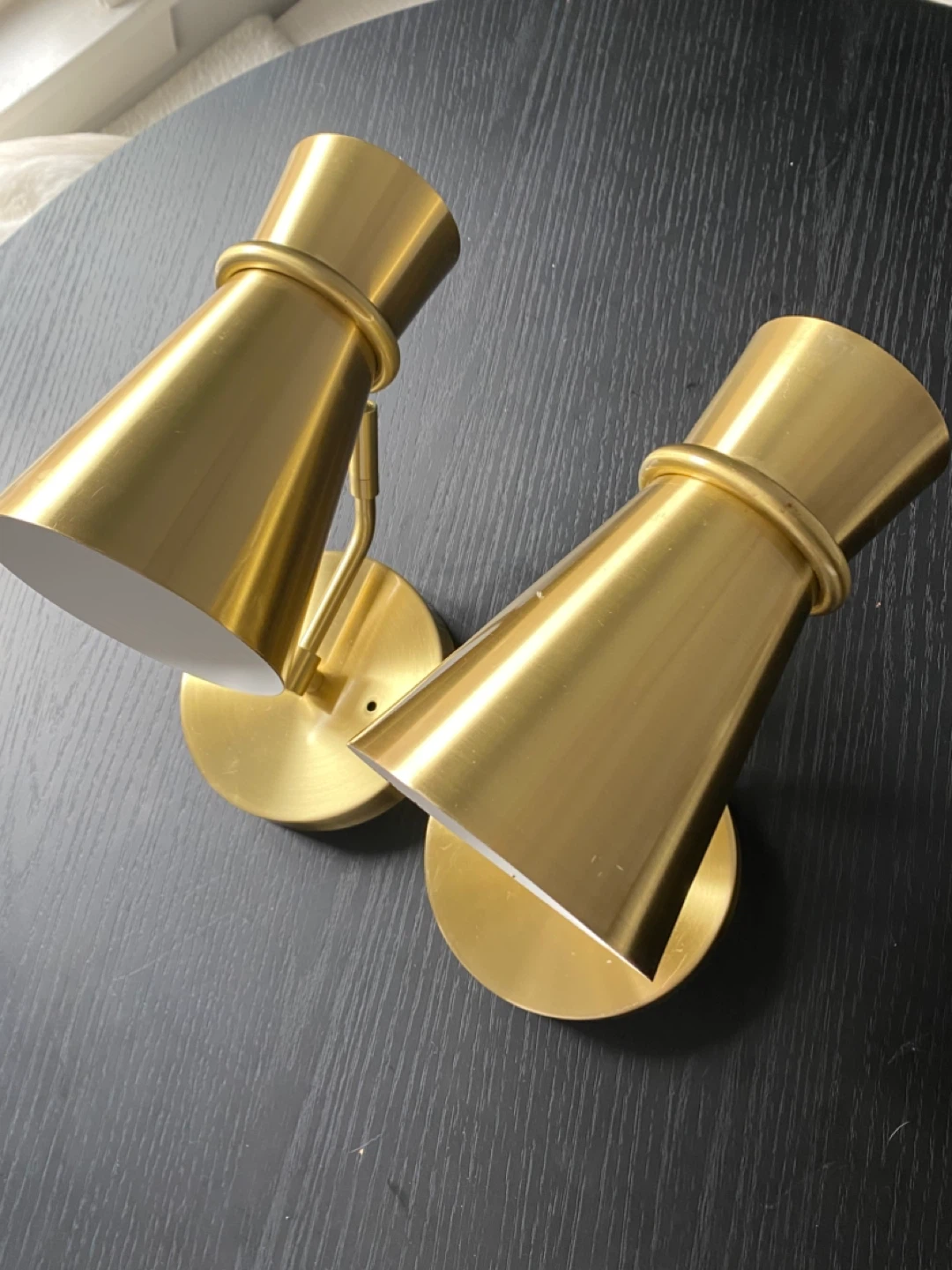 Brass Wall Sconces (battery operated) - photo 3