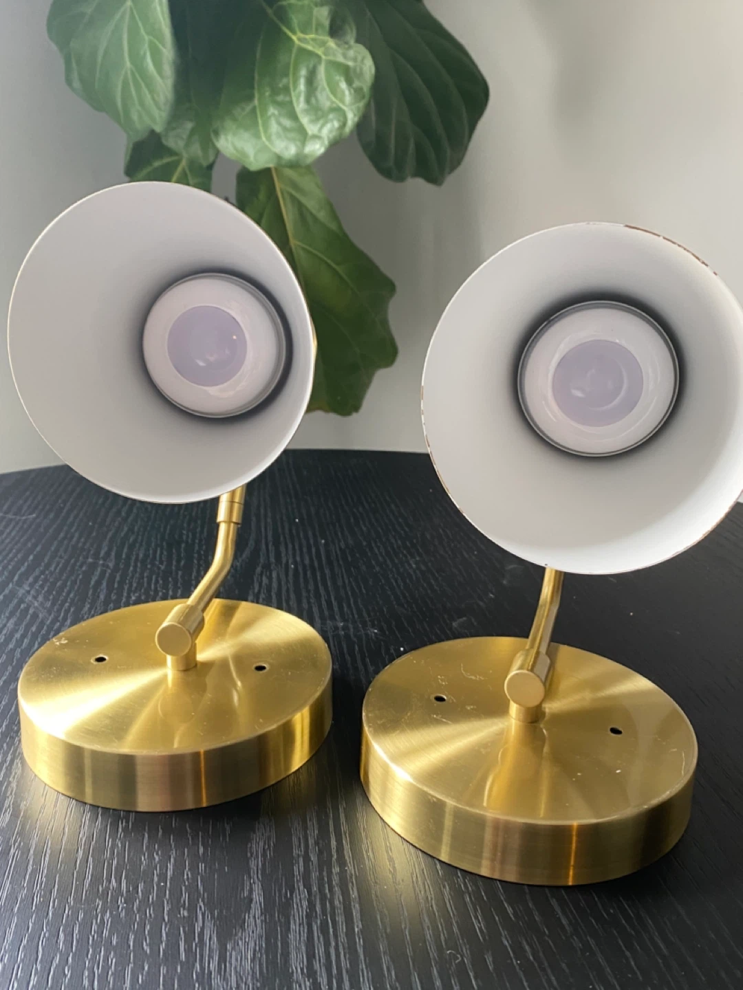 Brass Wall Sconces (battery operated) - photo 5