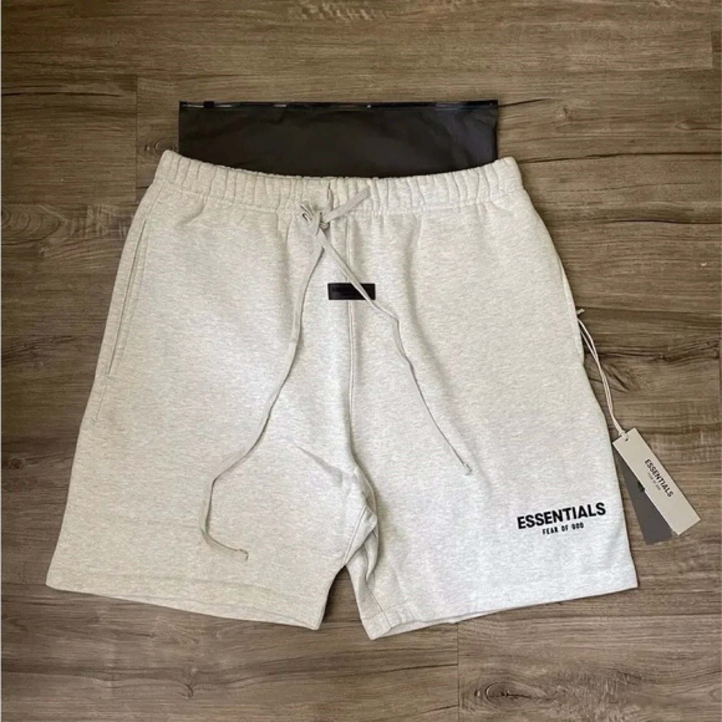 Essentials Light Oatmeal Shorts