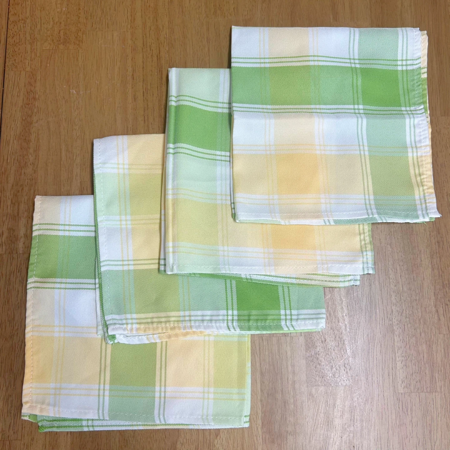 Set of 6 Plaid Cloth Napkins 🌼🪴🐣 - photo 2