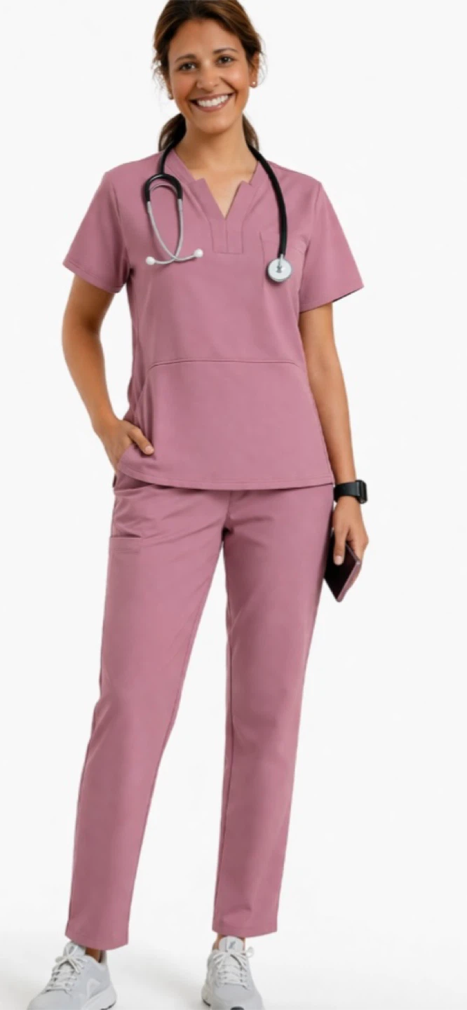 Women's Scrub Set - Dusty Rose - photo 4