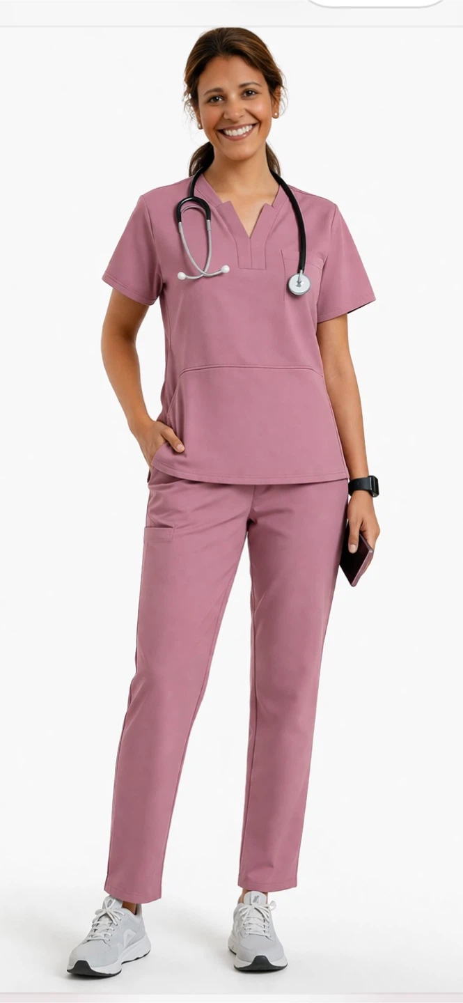 Women's Scrub Set - Dusty Rose