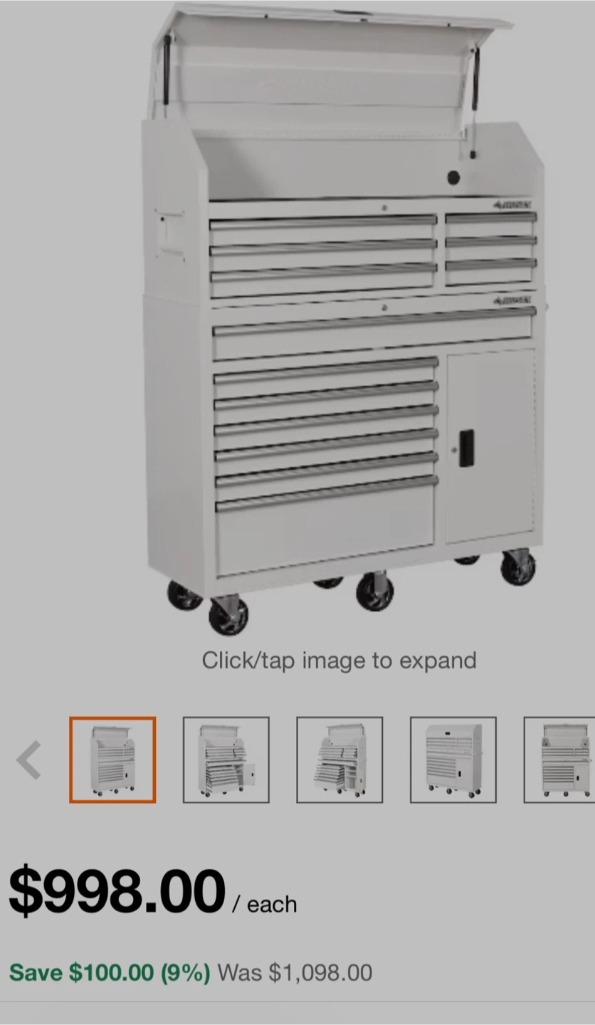 Husky 52-inch Rolling Tool Chest