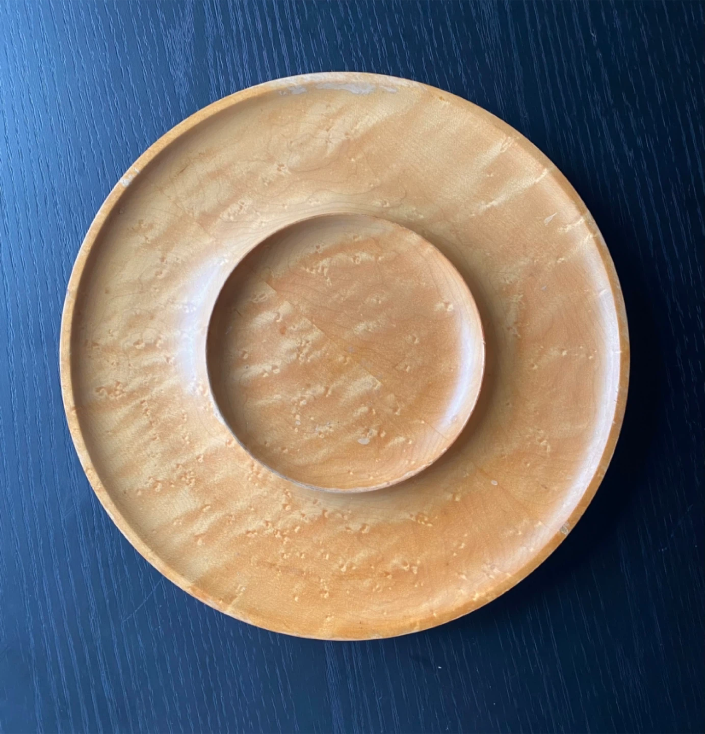 Vintage Leavitt’s of PEI Birdseye Maple Tidbit Tray - photo 2