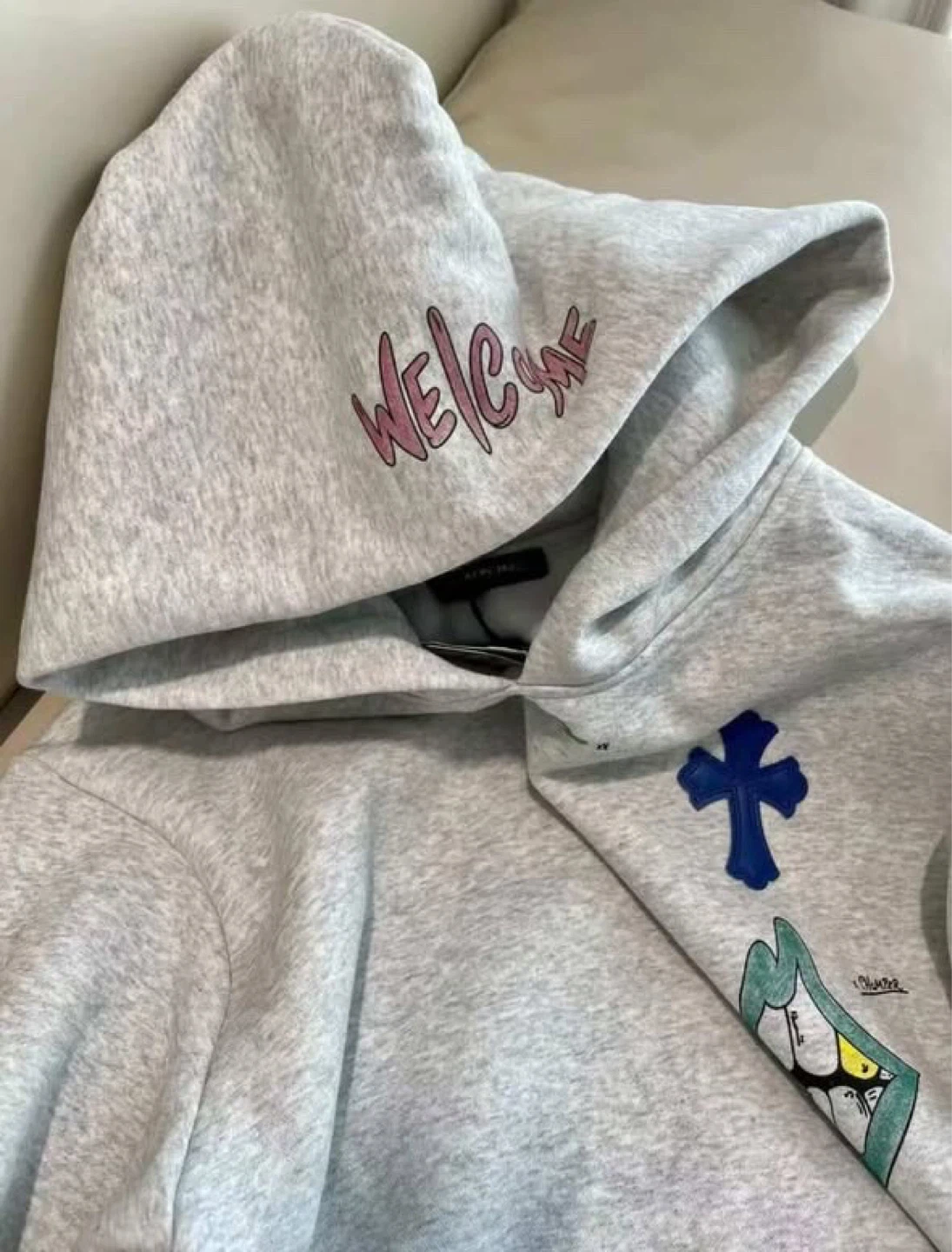 Chrome Hearts/bape designer hoodies.