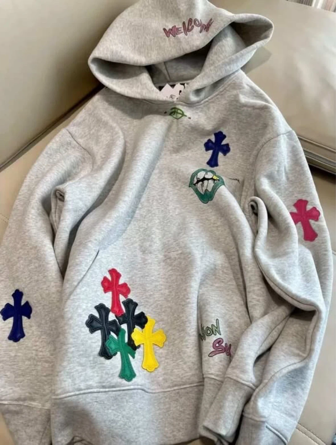 Chrome Hearts/bape designer hoodies. - photo 2