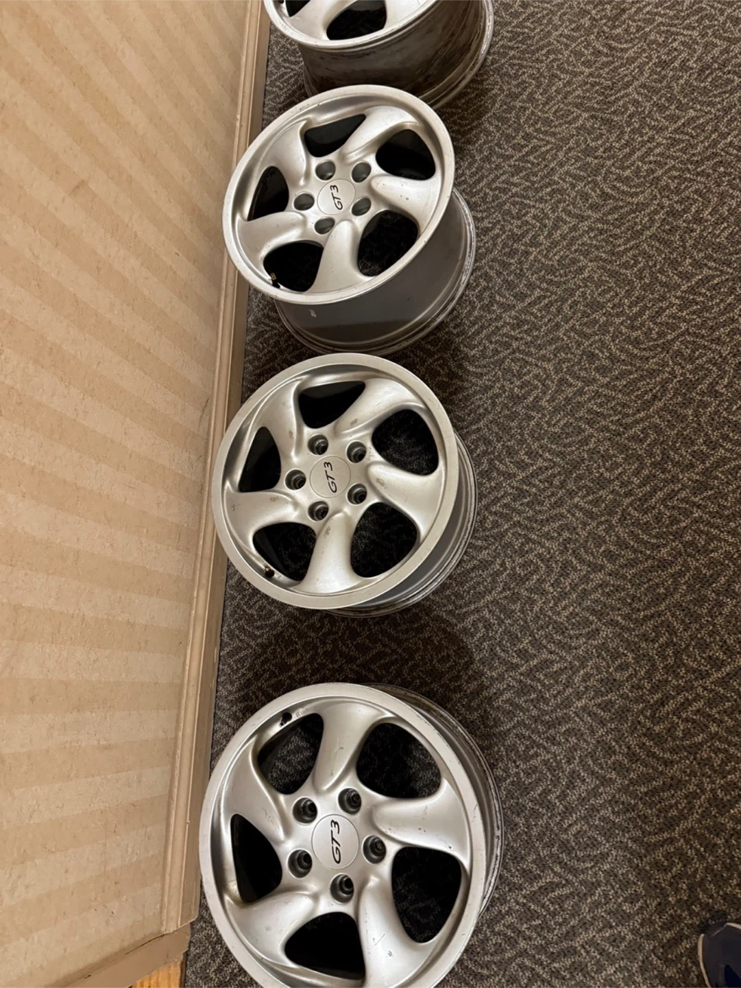 Set of 4 Porsche GT3 Wheels