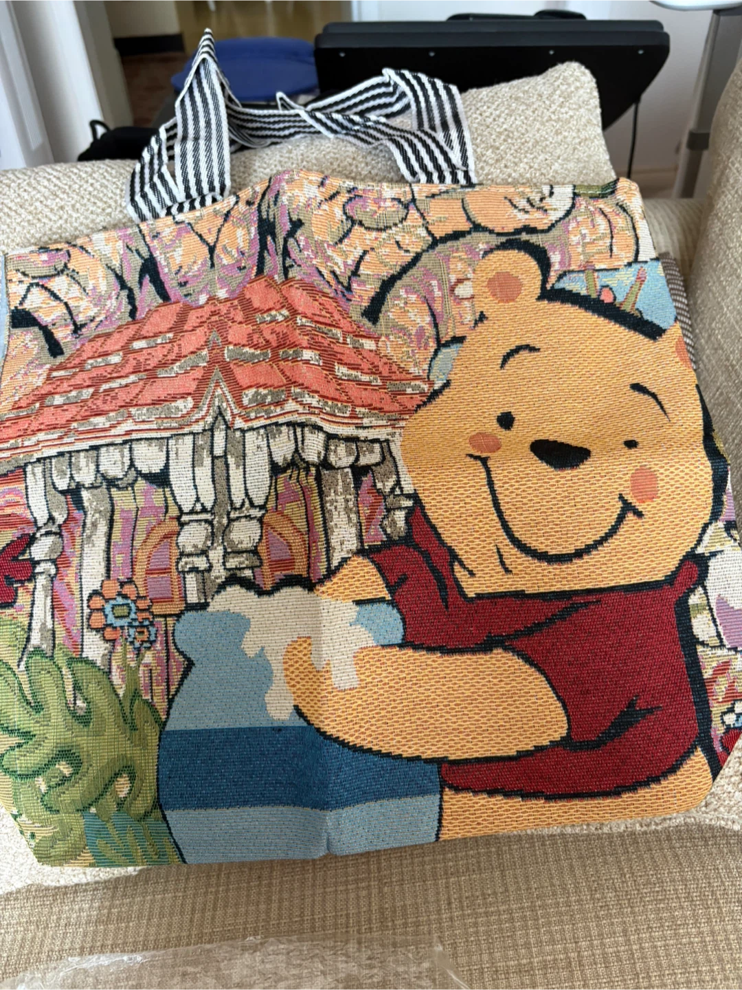 Winnie the Pooh Tapestry Tote Bag