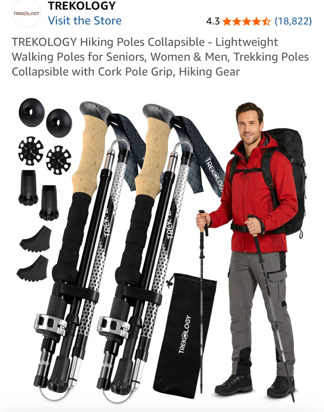TREKOLOGY TREK-Z Hiking Poles - photo 3