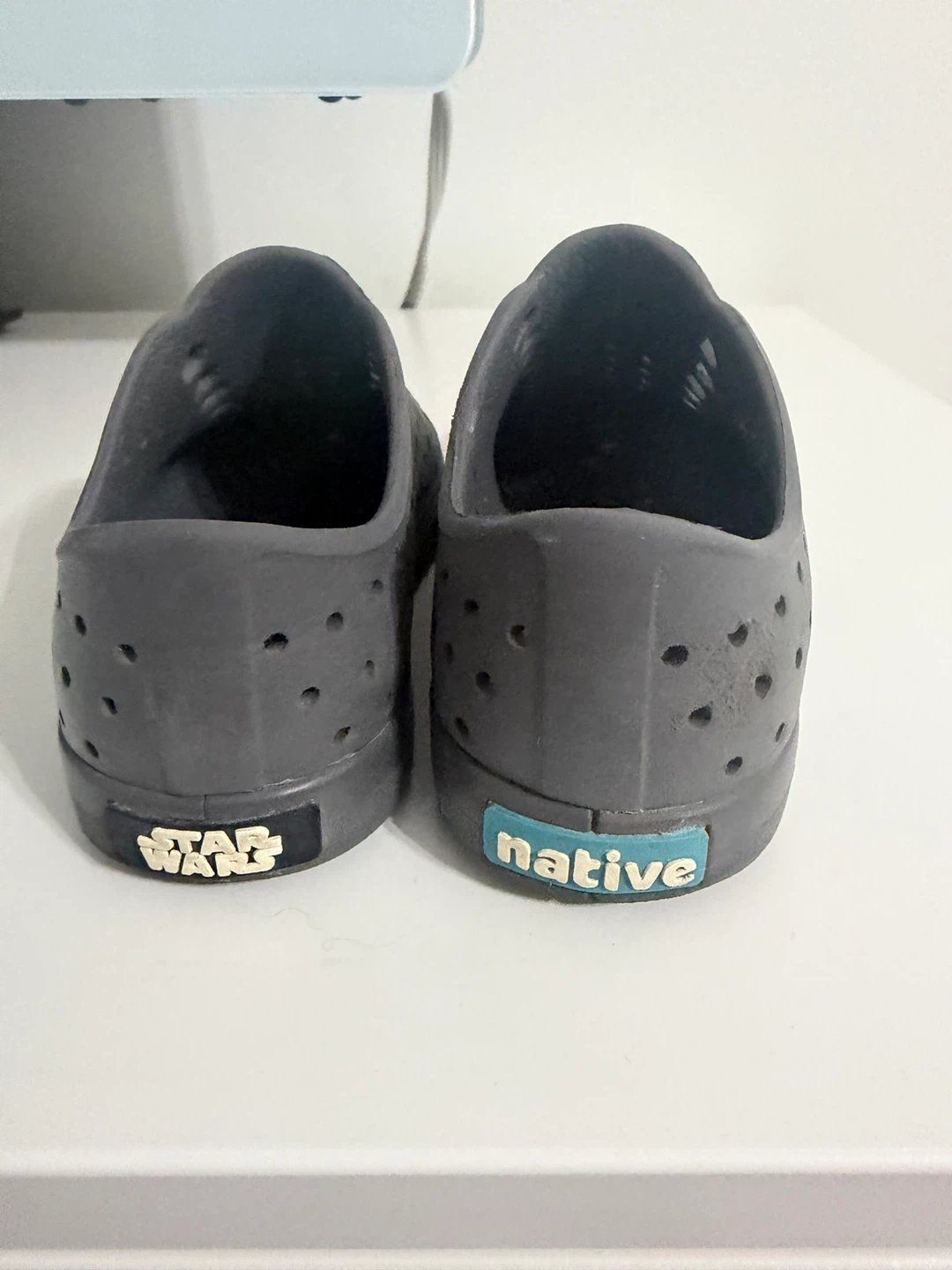 Like new boys size 11 Star Wars Native Shoes - photo 3