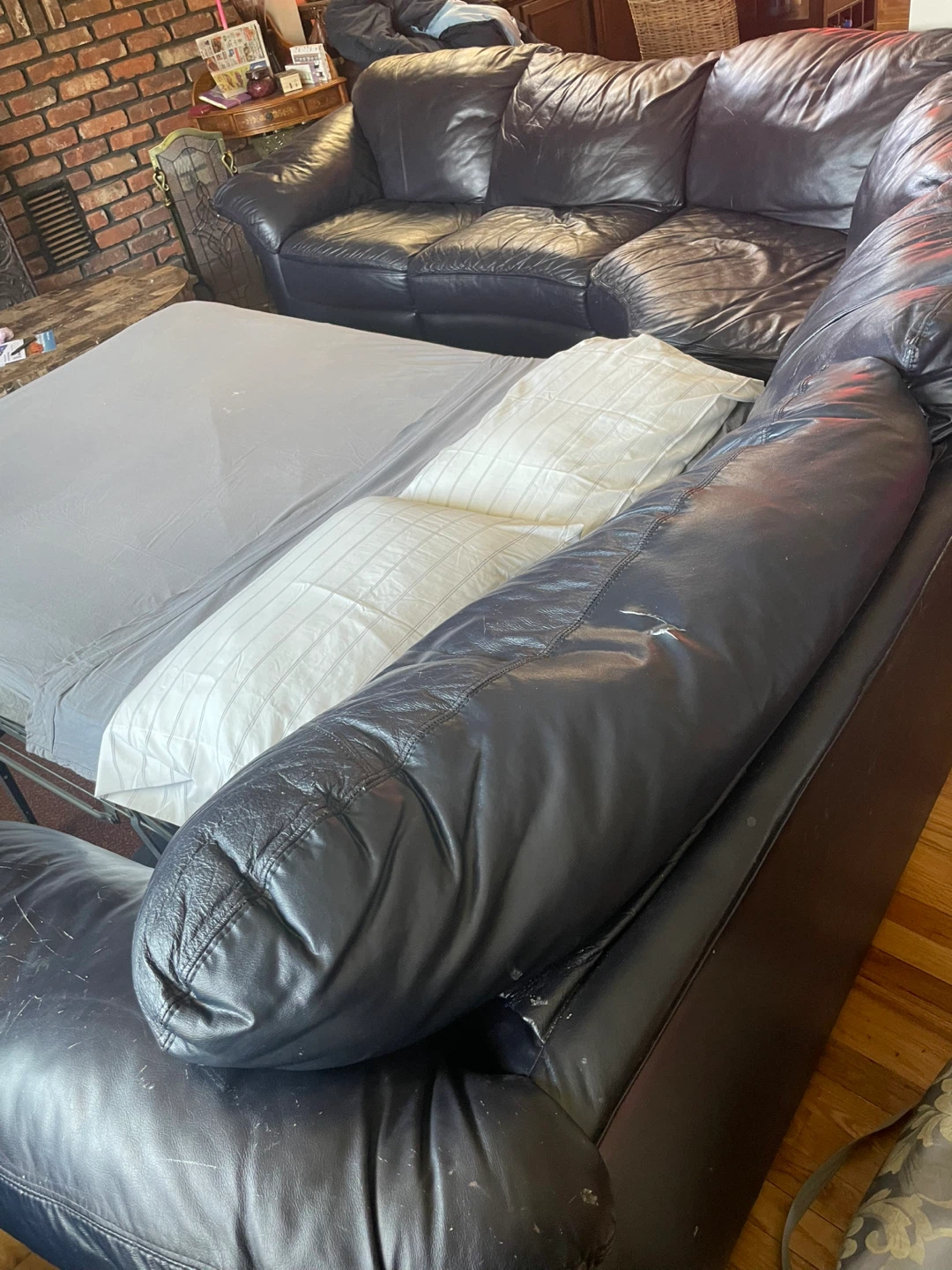 NATUZZI Sectional Sofa with Sofa Bed - photo 2